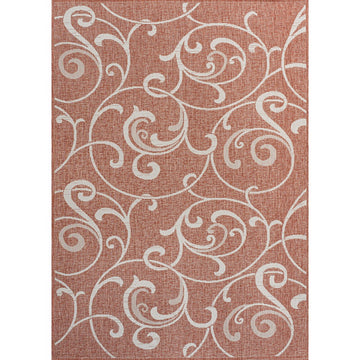 Maribel Traditional Classic All-Over Scroll Area Rug